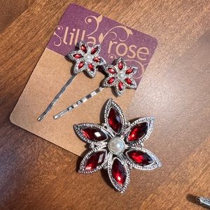 Lilla Rose Hair Pin & Pin NWOT